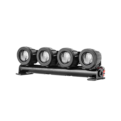 INJORA Dach Licht LED Strahler Scheinwerfer Rundes für TRX4M Defender Upgrade 1/18 RC Crawler Zubehör von INJORA