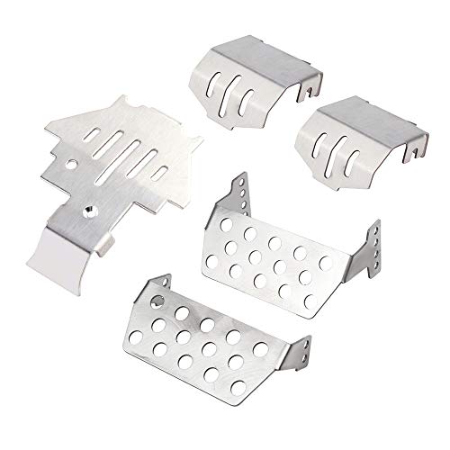 INJORA Edelstahl Chassis Rüstung Achsschutzplatte für 1/10 RC Crawler TRX4 Upgrade Teil INJORA Edelstahl Chassis Rüstung Achsschutzplatte für 1/10 RC Crawler TRX4 Upgrade Teil von INJORA