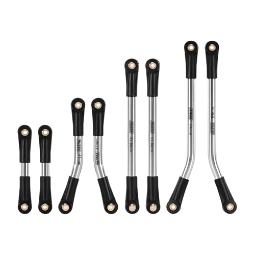 INJORA Edelstahl Hochklapp-Chassis 4 Links Set für 1/24 Axial SCX24 GX470 Upgrade INJORA Edelstahl Hochklapp-Chassis 4 Links Set für 1/24 Axial SCX24 GX470 Upgrade von INJORA