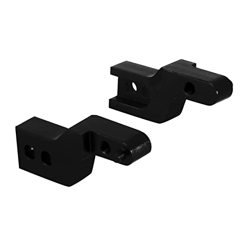 INJORA Front Stoßfänger Halterung CNC Aluminium Stoßfänger Halterung für 1/24 Axial SCX24 JLU Wrangler,Schwarz von INJORA