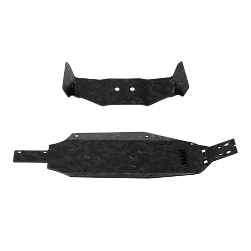 INJORA Heckflügel aus Geschmiedeter Kohlefaser und Chassis aus Kohlefaser für 1/24 Buggy Losi Micro-B Upgrade INJORA Heckflügel aus Geschmiedeter Kohlefaser und Chassis aus Kohlefaser für 1/24 Buggy Losi Micro-B Upgrade von INJORA