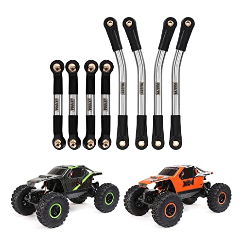 INJORA High Clearance Chassis 4 Links Set Edelstahl für AX24 XC-1 Upgrade 1/24 RC Crawler, 8PCS von INJORA