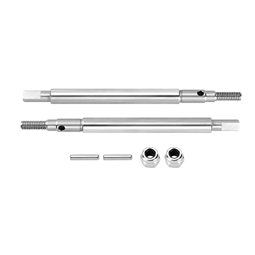INJORA Hinten Achswellen + 2mm Verlängertes Metall RC Dogbone für 1/18 RC Crawler TRX4M Upgrade Teile von INJORA