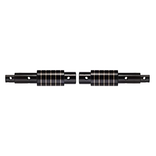 INJORA Hinter Achsrohr Schwarz Beschichtetes Messing Achsrohr für Axial SCX10 PRO Upgrade 1/10 RC Crawler, 70g von INJORA