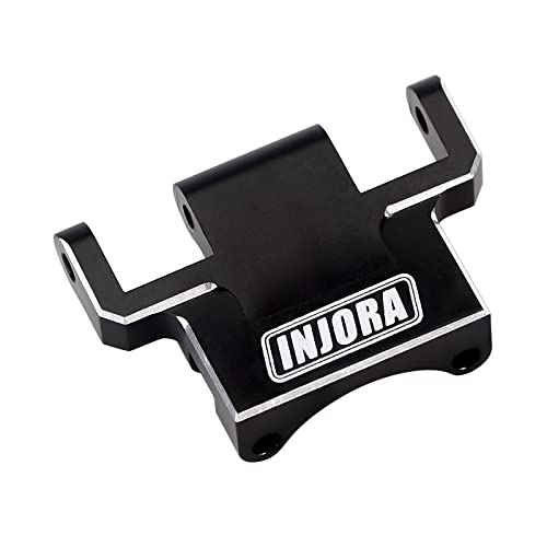 INJORA Hinterachse Truss Upper Link Halterung Upgrade Teile für Axial SCX24 Deadbolt C10 JLU Gladiator Bronco 1/24 Crawler Auto,Schwarz von INJORA