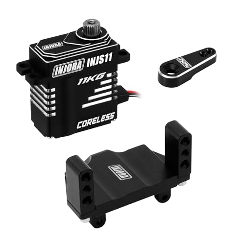 INJORA INJS11 Hochspannungs-Coreless-Servo mit Aluminium-Horn und Halterung für 1/18 HPI Venture18 Upgrade INJORA INJS11 Hochspannungs-Coreless-Servo mit Aluminium-Horn und Halterung für 1/18 HPI Venture18 Upgrade von INJORA