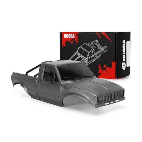 INJORA IR60-24 Pickup Hardbody Schale Karosserie mit Bettrahmen für 1/24 RC Crawler Axial SCX24 C10 Bronco Deadbolt Wrangler INJORA IR60-24 Pickup Hardbody Schale Karosserie mit Bettrahmen für 1/24 RC Crawler Axial SCX24 C10 Bronco Deadbolt Wrangler von INJORA