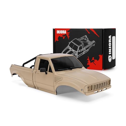 INJORA IR60-24 Pickup Hardbody Schale Karosserie mit Bettrahmen für 1/24 RC Crawler Axial SCX24 C10 Bronco Deadbolt Wrangler INJORA IR60-24 Pickup Hardbody Schale Karosserie mit Bettrahmen für 1/24 RC Crawler Axial SCX24 C10 Bronco Deadbolt Wrangler von INJORA