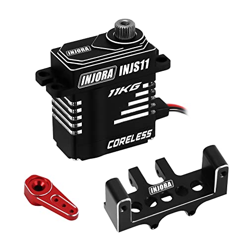 INJORA Kernlos Digital Micro Servo 11KG Hohes Drehmoment mit Servohorn und Ablage für Axial SCX24 1/24 RC Crawler Upgrade Teile INJORA Kernlos Digital Micro Servo 11KG Hohes Drehmoment mit Servohorn und Ablage für Axial SCX24 1/24 RC Crawler Upgrade Teile von INJORA