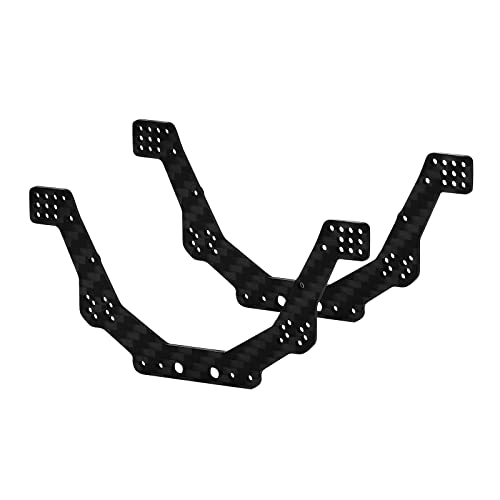 INJORA Kohlefaser Chassis Seiten Platten für Axial AX24 Upgrade 1/24 RC Crawler von INJORA
