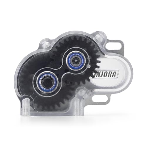 INJORA LCG Komplettes Getriebe Getriebe mit klarem Gehäuse für 1/10 RC Crawler SCX10 SCX10 II Upgrade INJORA LCG Komplettes Getriebe Getriebe mit klarem Gehäuse für 1/10 RC Crawler SCX10 SCX10 II Upgrade von INJORA