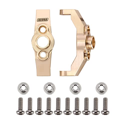 INJORA Messing Rollen Blöcke C-Naben 4g für 1/18 RC Crawler TRX4M Upgrade Teile, 2pcs von INJORA