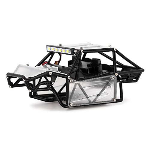 INJORA Nylon Rock Buggy Karosserie Chassis Kit für 1/24 RC Crawler Auto Axial SCX24 C10 JLU Bronco Base Camp Upgrade Teile (Claire) von INJORA