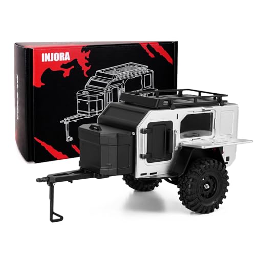 INJORA Off-Road-Camping-Anhänger für TRX4M SCX24 1/18 1/24 RC Crawler INJORA Off-Road-Camping-Anhänger für TRX4M SCX24 1/18 1/24 RC Crawler von INJORA