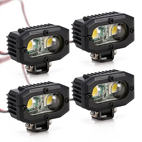 INJORA RC Auto Helle LED Lichter Scheinwerfer 4pcs für 1/10 RC Crawler Axial SCX10 90046 Wraith Capra Redcat Gen8 VS4-10,25 * 15mm INJORA RC Auto Helle LED Lichter Scheinwerfer 4pcs für 1/10 RC Crawler Axial SCX10 90046 Wraith Capra Redcat Gen8 VS4-10,25 * 15mm von INJORA