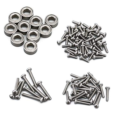 INJORA RC Schrauben und Kugellager 96pcs RC Zubehör für 1:24 Crawler Axial SCX24 AXI90081 INJORA RC Schrauben und Kugellager 96pcs RC Zubehör für 1:24 Crawler Axial SCX24 AXI90081 von INJORA