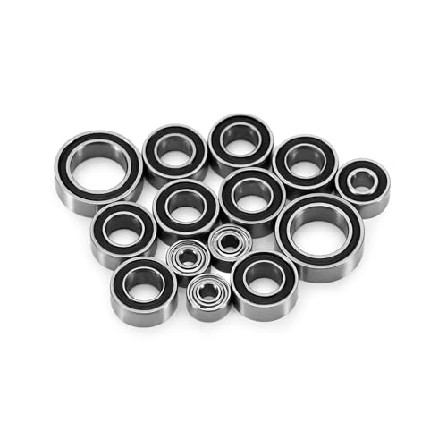 INJORA RC Edelstahl Kugellager Kit für 1/24 Buggy Losi Micro-B 1/28 Micro-T von INJORA