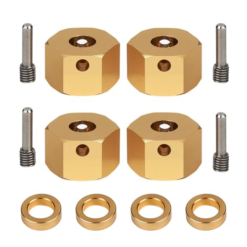 INJORA RC Hex Adapter 12mm 4pcs RC Mitnehmer für 1/10 RC Crawler Axial SCX10 III AXI03007 (9mm) INJORA RC Hex Adapter 12mm 4pcs RC Mitnehmer für 1/10 RC Crawler Axial SCX10 III AXI03007 (9mm) von INJORA