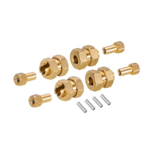 INJORA RC Hex Adapter 4pcs Messing Mitnehmer für 1:24 RC Crawler Axial SCX24 90081 INJORA RC Hex Adapter 4pcs Messing Mitnehmer für 1:24 RC Crawler Axial SCX24 90081 von INJORA