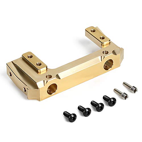 INJORA RC Stoßstange Halterung Messing Bumper Bracket Upgrade Teile für Servo Motor 1/10 RC Crawler Axial SCX10 II 90046 INJORA RC Stoßstange Halterung Messing Bumper Bracket Upgrade Teile für Servo Motor 1/10 RC Crawler Axial SCX10 II 90046 von INJORA