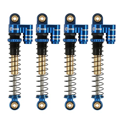 INJORA RC Stoßdämpfer Gewinde Tele Shocks RC Auto Dämpfer 43 mm für 1/24 RC Crawler Axial SCX24 AXI90081 Deadbolt Bronco Gladiator Micro Crawler Upgrade Teile INJORA RC Stoßdämpfer Gewinde Tele Shocks RC Auto Dämpfer 43 mm für 1/24 RC Crawler Axial SCX24 AXI90081 Deadbolt Bronco Gladiator Micro Crawler Upgrade Teile von INJORA