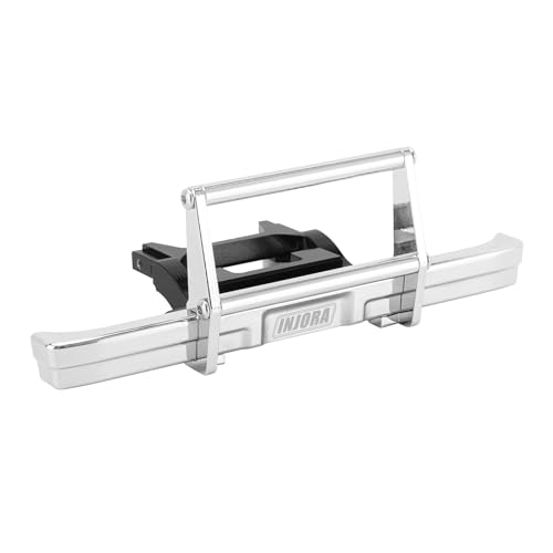 INJORA RC Stoßstange - CNC Aluminium Stoßstange für TRX4M High Trail K10 Upgrade 1/18 RC Crawler,Vorne von INJORA