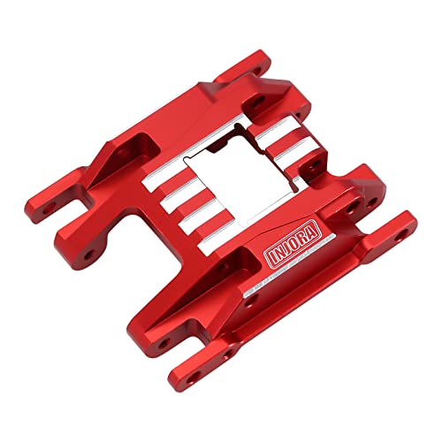 INJORA RC Unterfahrschutz CNC Aliuminum Getriebehalterung für TRX4M 1/18 RC Crawler Auto Upgrade Teile 16g,Rot INJORA RC Unterfahrschutz CNC Aliuminum Getriebehalterung für TRX4M 1/18 RC Crawler Auto Upgrade Teile 16g,Rot von INJORA