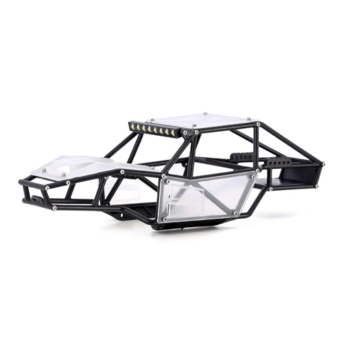 INJORA Rock Tarantula Nylon Buggy Karosserie Chassis Kit für TRX4M Upgrade 1/18 RC Crawler,klar von INJORA