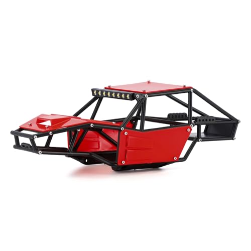 INJORA Rock Tarantula Nylon Buggy Karosserie Chassis Kit für TRX4M Upgrade 1/18 RC Crawler,rot INJORA Rock Tarantula Nylon Buggy Karosserie Chassis Kit für TRX4M Upgrade 1/18 RC Crawler,rot von INJORA