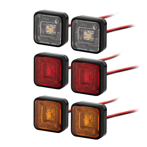 INJORA Seitenmarkierungslichter Warnlichter 10x10mm für RC-Autos von INJORA
