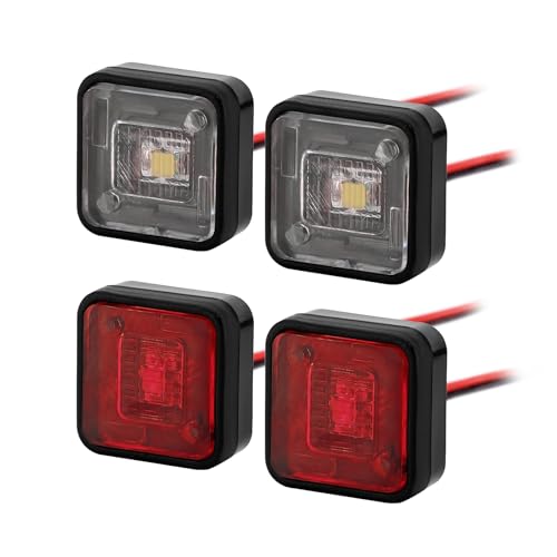 INJORA Seitenmarkierungslichter Warnlichter 10x10mm für RC-Autos von INJORA