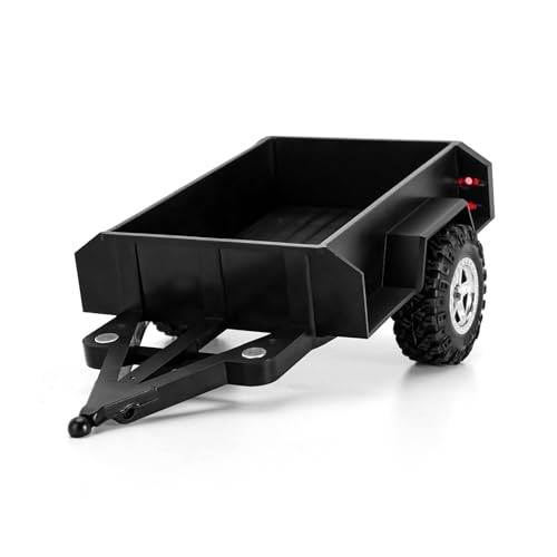 INJORA Utility Trailer mit Haken und Scale Aufbewahrungsboxen für TRX4M 1/18 RC Crawler Upgrade von INJORA