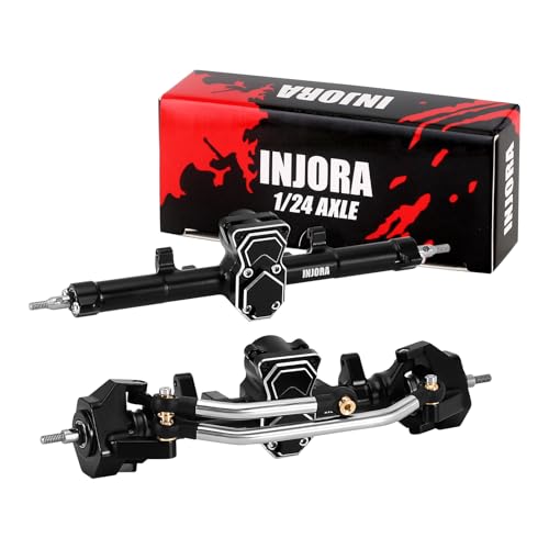 INJORA Vorder- und Hinterachse ProSteer Doppelgelenk Achse für 1/24 RC Crawler Axial SCX24 Upgrade INJORA Vorder- und Hinterachse ProSteer Doppelgelenk Achse für 1/24 RC Crawler Axial SCX24 Upgrade von INJORA