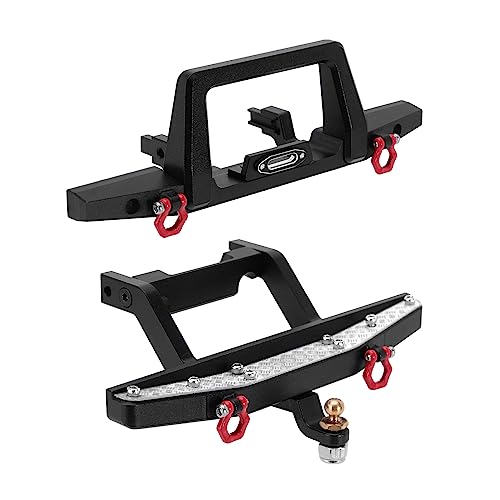 INJORA Vorne Hinten Bumper CNC Aluminium Stoßstange 1/18 für TRX4M Defender Upgrade RC Crawler INJORA Vorne Hinten Bumper CNC Aluminium Stoßstange 1/18 für TRX4M Defender Upgrade RC Crawler von INJORA