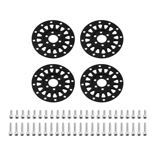 NJORA 4pcs Aluminium Radkappen für 1.3" ModuWheel von INJORA
