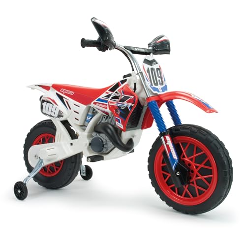 Elektromotorrad für Kinder, 3-6 Jahre, CR 6 V, weiß, batteriebetrieben, für Kinder, mit Rädern, Gasgriff, 5-6 km/h, Lithium-Akku mit 2 Stunden Laufzeit INJUSA Elektromotorrad für Kinder, 3-6 Jahre, CR 6 V, weiß, batteriebetrieben, für Kinder, mit Rädern, Gasgriff, 5-6 km/h, Lithium-Akku mit 2 Stunden Laufzeit INJUSA von INJUSA
