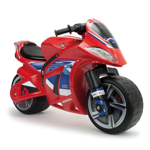 INJUSA - Moto Laufrad Winner Honda Fireblade XL, Ride on für Kinder von 3 bis 6 Jahren, mit Breiten Kunststoffrädern, elterlichem Tragegriff und offizieller Markenlizenz, Rot Farbe von INJUSA