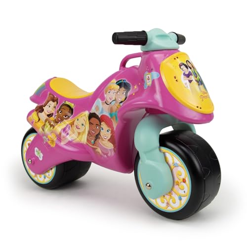 Laufrad Ab 1 Jahr 2 Jahre 3 Jahre Kindermotorrad Rutscherfahrzeug Motorrad Kinder von 18 bis 36 Monaten Neox Disney Prinzessinnen Breite Räder Stabil Leicht Tragbar Geschenk 1 Geburtstag - INJUSA von INJUSA