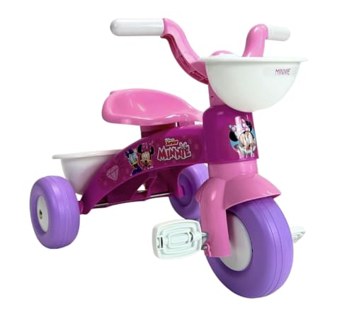 INJUSA - Dreirad für Kinder von 1 bis 3 Jahren mit Pedalen Trico Minnie Mouse | Korb Vorne und Hinten | Kunststoffräder mit Gummiband | Tragegriff | Offizieller Disney-Lizenz | Rosa Farbe (3531) INJUSA - Dreirad für Kinder von 1 bis 3 Jahren mit Pedalen Trico Minnie Mouse | Korb Vorne und Hinten | Kunststoffräder mit Gummiband | Tragegriff | Offizieller Disney-Lizenz | Rosa Farbe (3531) von INJUSA