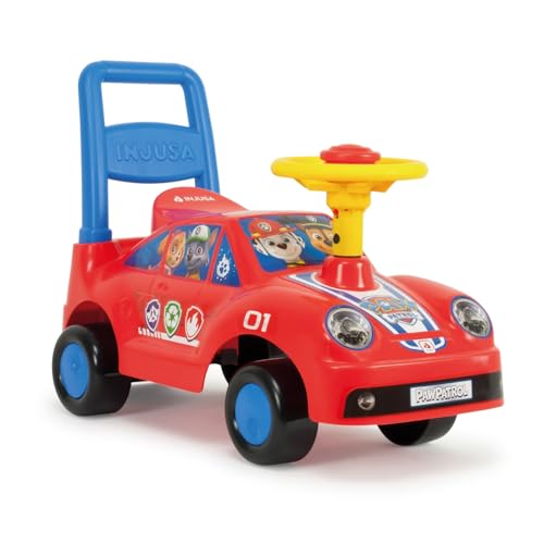 Rutscher mit Hupe für Kinder ab 1 Jahr Pushtoy Racing Car Paw Patrol Chase + Marshall Lenkrad + Hupe – Lauflernspielzeug Tragbar + Ergonomisch + Griff + Transport für Jungen + Mädchen | INJUSA Rutscher mit Hupe für Kinder ab 1 Jahr Pushtoy Racing Car Paw Patrol Chase + Marshall Lenkrad + Hupe – Lauflernspielzeug Tragbar + Ergonomisch + Griff + Transport für Jungen + Mädchen | INJUSA von INJUSA