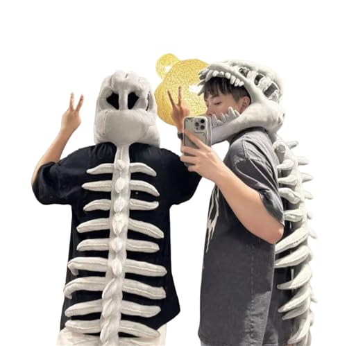 INLANDSIS Bonezilla Realistisches Dinosaurier-Skelett-Kostüm-Set, Halloween-Dino-Monster-Outfit 3D-Design, Dinosaurier-Totenkopf-Cosplay (29.5 in) von INLANDSIS