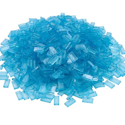 INNAL 1000 Stück Classic Bulk Bausteine Flachsteine,Blue Bricks Bulk Flachsteine,Transparent Hellblau 1×2 Fliesen,Durchsichtigen Steinen für Kinder ab 3 Jahren,Kompatibel mit Großen Marken INNAL 1000 Stück Classic Bulk Bausteine Flachsteine,Blue Bricks Bulk Flachsteine,Transparent Hellblau 1×2 Fliesen,Durchsichtigen Steinen für Kinder ab 3 Jahren,Kompatibel mit Großen Marken von INNAL