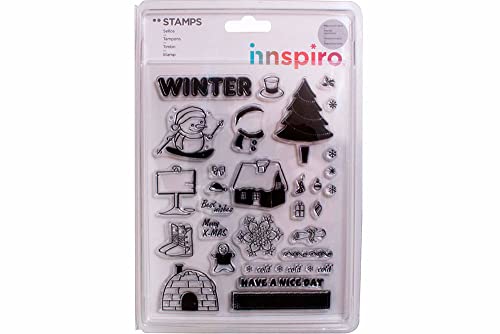 INNSPIRO - Acrylstempel, transparent, klein (17363) von INNSPIRO