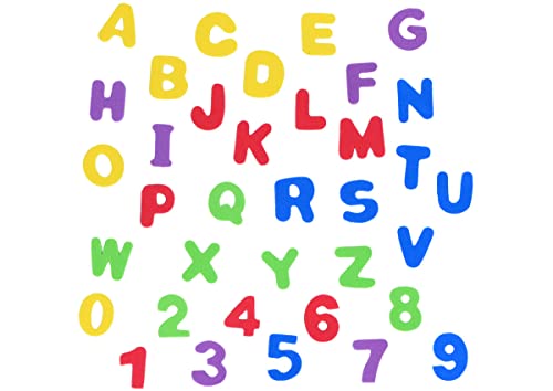 INNSPIRO Zahlen 0-9 und Großbuchstaben aus EVA-Schaumstoff 20 mm. 360 u. von INNSPIRO