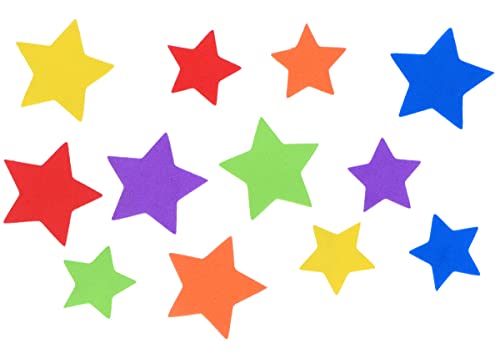 INNSPIRO Vorgeschnittene Sterne aus EVA-Schaumstoff, 42 mm, 32 mm, 100u, Multi, 98304 von INNSPIRO
