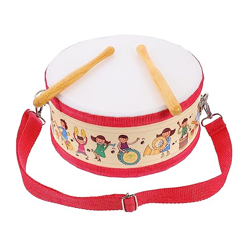 1 Satz Doppelseitiges Trommelspielzeug Musikinstrument für Gesundes und Sicheres Percussion Instrument mit Leuchtenden Farben Fördert die Frühkindliche Entwicklung und 1 Satz Doppelseitiges Trommelspielzeug Musikinstrument für Gesundes und Sicheres Percussion Instrument mit Leuchtenden Farben Fördert die Frühkindliche Entwicklung und von INOOMP