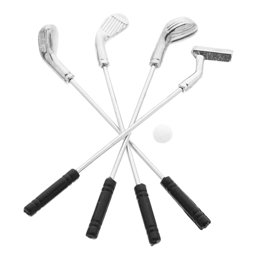 1 Set Golfschläger Modell Puppenhaus Golfschlägerball Mini Golfschläger Mit Ball 112 Puppenhaus Miniatur Mini Haus Zubehör Mini Mit Ball Miniatur Miniatur Schläger von INOOMP