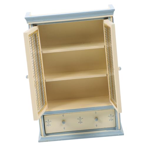 1 Stück Bücherregal für Puppenhaus Holz Möbel Accessoire für Kreative Fotografie und Dekoration für Mini Häuser und Zimmerboxen von INOOMP