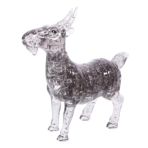 1 Stück Kristall Puzzle Ziege Kreatives Tier Ornament für Schreibtischdekoration aus Sicherem Kristallglas für Familie und Freunde Stilvolle Einrichtung für Weinregal 1 Stück Kristall Puzzle Ziege Kreatives Tier Ornament für Schreibtischdekoration aus Sicherem Kristallglas für Familie und Freunde Stilvolle Einrichtung für Weinregal von INOOMP