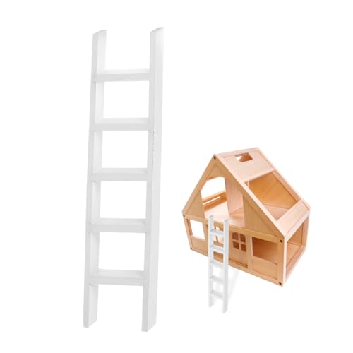 1 Stück Mini -simulierte Holzleiter klein 1/12 Miniatur-Trittleiter Puppenhausmöbelzubehör Leiter 1 12 Miniaturleiter für Feengartenleiter winzige Möbel Bambus Weiß 1 Stück Mini -simulierte Holzleiter klein 1/12 Miniatur-Trittleiter Puppenhausmöbelzubehör Leiter 1 12 Miniaturleiter für Feengartenleiter winzige Möbel Bambus Weiß von INOOMP